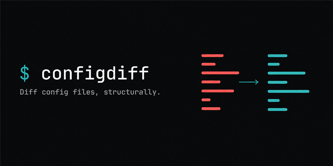 SimpleConfigDiff — structural diffs for config files